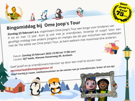 Bingomiddag bij Ome Joop's Tour